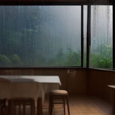 Golden Rain at Dusk