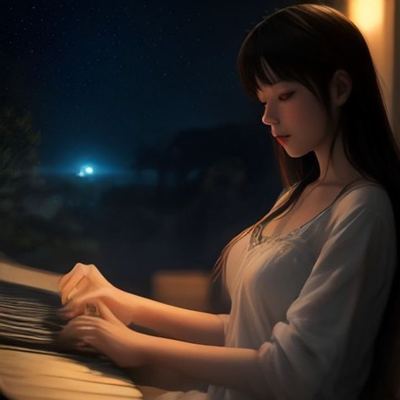 Hoàng hôn trên đồng lúa