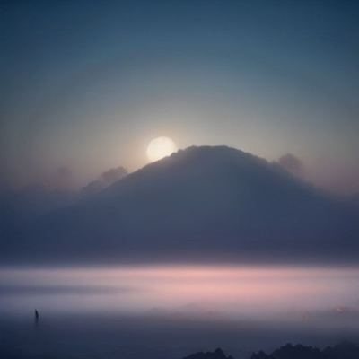 風が運ぶ夕暮れの杜