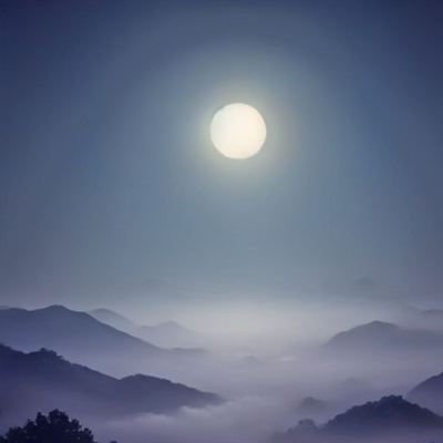 车窗外，云上微明